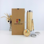 Bình giữ nhiệt vỏ tre – sự giao thoa giữa tiện ích và thẩm mỹ xanh