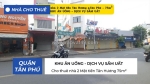 Cho thuê nhà 2 mặt tiền tân hương 75m² - 15triệu- khu dịch vụ sầm uất