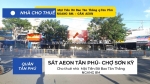 Cho thuê nhà  mặt tiền bờ bao tân thắng 96m² - ngang 8m- gần aeon
