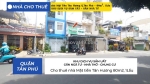 Cho thuê nhà mặt tiền tân hương 80m2, 1lầu - khu dịch vụ sầm uất