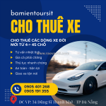 Cho thuê xe du lịch giá rẻ