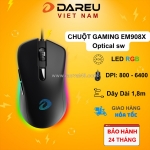Chuột gaming dareu em908x rgb – tối ưu hiệu suất, rực cháy cuộc chơi!