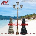 Cột đèn trang trí sân vườn phan nguyễn tại điện biên