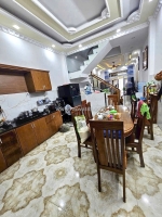 Cực hiếm! nhà 4 tâng/4pn, hẻm xe hơi 75m²– gần cv làng hoa, lê văn thọ gò vấp –