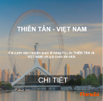 Cước tàu biển từ thiên tân, trung quốc về việt nam