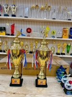 Cúp bóng đá thể thao cup lưu niệm huy chương vàng bạc pha lê cờ lưu niệm quà tặng giá tốt