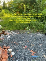 Đất đẹp - mặt tiền - bán gấp lô đất tiềm năng tại bờ kè rạch hàng bàng, p. long