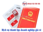 Dịch vụ thành lập doanh nghiệp trọn gói