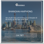 Giá cước vận chuyển hàng air từ thượng hải về việt nam