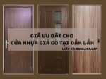 Giá ưu đãi cho cửa nhựa giả gỗ tại đắk lắk
