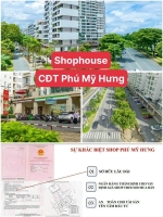 Giỏ hàng shophouse được phú mỹ hưng mở bán 2025