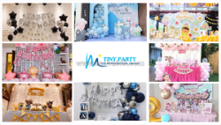 Hình trang trí sinh nhật đẹp, độc đáo tạo nên không gian mới lạ