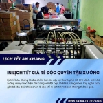 In lịch tết giá siêu rẻ – độc quyền, chất lượng từ xưởng