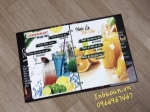 In menu nhà hàng, in menu quán cafe, in menu bìa cứng