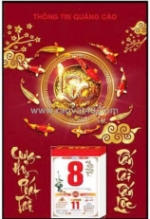 Lịch gỗ laminate cao cấp – công ty lịch tết an khang gửi gắm tết trong từng tấm lịch