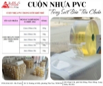 Màng nhựa pvc trong suốt khổ nhỏ, phân phối sỉ