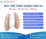Máy trợ thính signia pure ax - nhỏ gọn, hiện đại đa chức năng