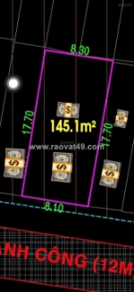 Nhà mặt phố đường thành công, p.tân sơn nhì, tân phú – 145m², giá 27 tỷ