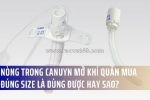 Nòng trong canuyn mở khí quản mua đúng size là dùng được hay sao?