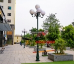 Cột đèn sân vườn phan nguyễn tại hà giang đẹp, hiện đại