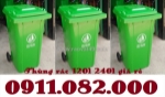 Phân phối thùng rác giá chuẩn nhất thị trường- thùng rác 120l 240l mới 100% hàng chính hãng-lh 0911082000