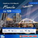 Philippine airlines ưu đãi vé máy bay đà nẵng đến manila