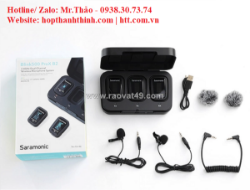 Saramonic sr-blink500 prox b2 – micro không dây 2 kênh chuyên nghiệp, nhỏ gọn, siêu linh hoạt