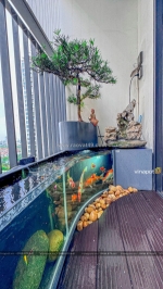 Tăng độ sang cho không gian với bể cá composite thiết kế độc đáo