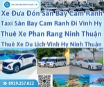 Taxi sân bay cam ranh đi vĩnh hy – đón tận cửa, giá ưu đãi, gọi 0919.257.022