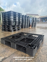 Thanh lý pallet nhựa cũ 1100x1100x150mm - giá tốt!