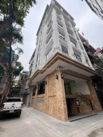 Tòa apartment (căn hộ dịch vụ)-lô góc hoàng quốc việt 73/110mx9tầng,mt