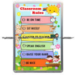 Trang trí bảng thông báo trung tâm ngoại ngữ