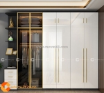 Tủ áo canh kính kết hợp cánh gỗ cao cấp