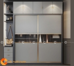 Tủ áo gỗ công nghiệp mdf cánh kính cao cấp
