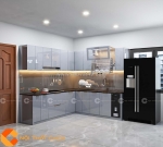 Tủ bếp gỗ công nghiệp mdf an cường