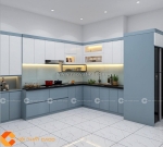 Tủ bếp gỗ công nghiệp mdf chống ẩm lõi xanh dfhr