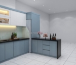 Tủ bếp gỗ công nghiệp mdf lõi xanh chống ẩm ẻyi67o7o