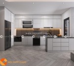 Tủ bếp mdf lựa chọn cho căn bếp hiện đại sang trọng