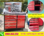 Tủ đồ nghề có bảng treo - 5 ngăn kéo