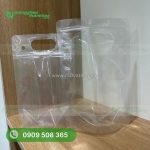 Túi zipper trong suốt đáy đứng giá rẻ - in theo yêu cầu tại tphcm