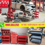 Xe 3 tầng đẩy đựng đồ nghề gara, nhà xưởng