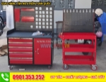 Xe đẩy 3 ngăn chứa dụng cụ đồ nghề sửa chữa / dụng cụ cơ khí