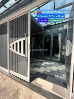 !! bán nhà hxh 2 mặt hẻm  ngang 4.3m (nh 5.7x15m) 2 căn ra mt an dương vương