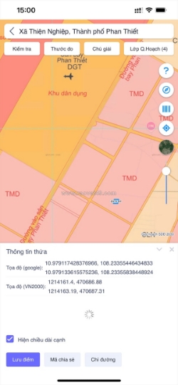 Bán 42m x 46m (1900m2) đất thiện nghiệp, phan thiết gần sân bay chỉ 1.5tr/m2