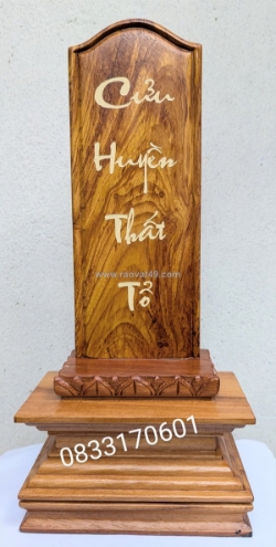 Bán bài vị cửu huyền thất tổ bằng gỗ, bài vị gia tiên