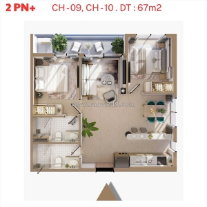 Bán căn hộ 2 ngủ trục đẹp nhất dự án galia hà nội yên sở hoàng mai