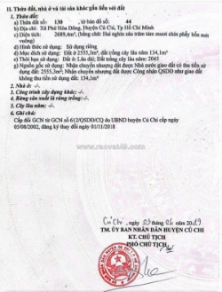 Bán đất 2.689m² full thổ – mặt tiền trần thị tuồng, phú hòa đông – giá chỉ 14 tỷ