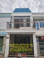 Bán gấp nhà vị trí đắc địa 71/58, đường nguyễn huệ, phường 1, tp vĩnh long,