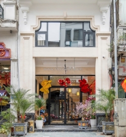 Bán khách sạn phố đường thành, 115m2, 8 tầng thang máy 20 phòng ngủ, 70.5 tỷ, ô