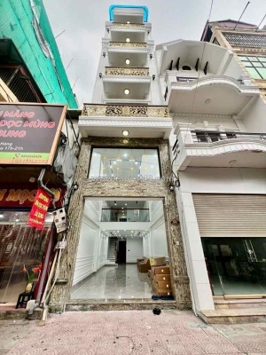 Bán nhà 7 tầng, mặt phố nguyễn văn cừ, 1 mặt ngõ, vỉa hè đá bóng, vừa ở vừa